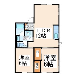 アメニティハイツ（帯山）の物件間取画像